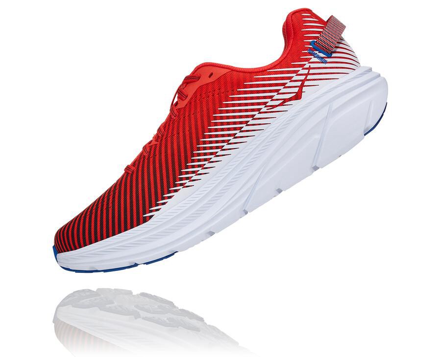 Hoka One One Tenisky Panske Červené/Biele - Rincon 2 - 64308-WAKB